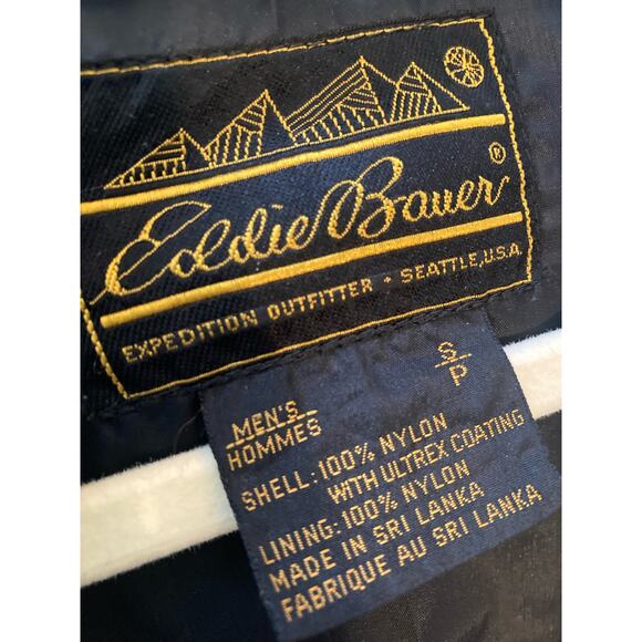 Eddie Bauer Track Jacket Windbreaker ~ Vintage! Men S Women M ~ Dad Style - Picture 9 of 9